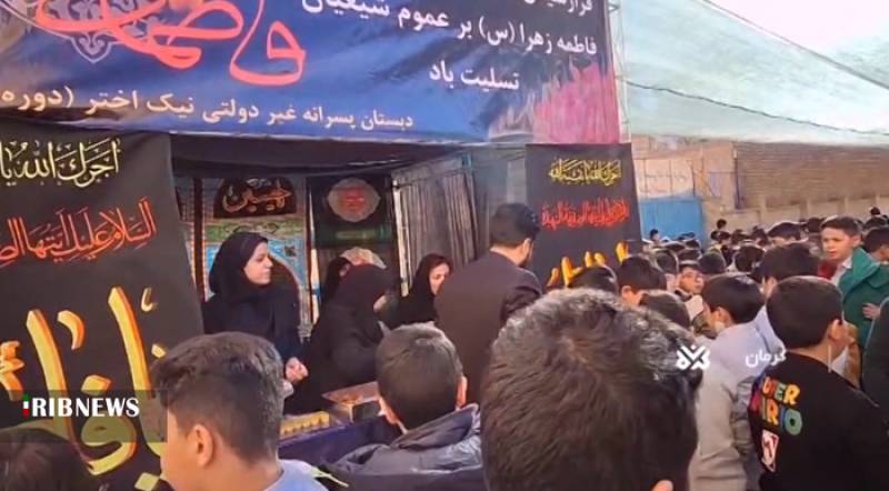 برپایی کوچکترین موکب دانش آموزی کشور در کرمان